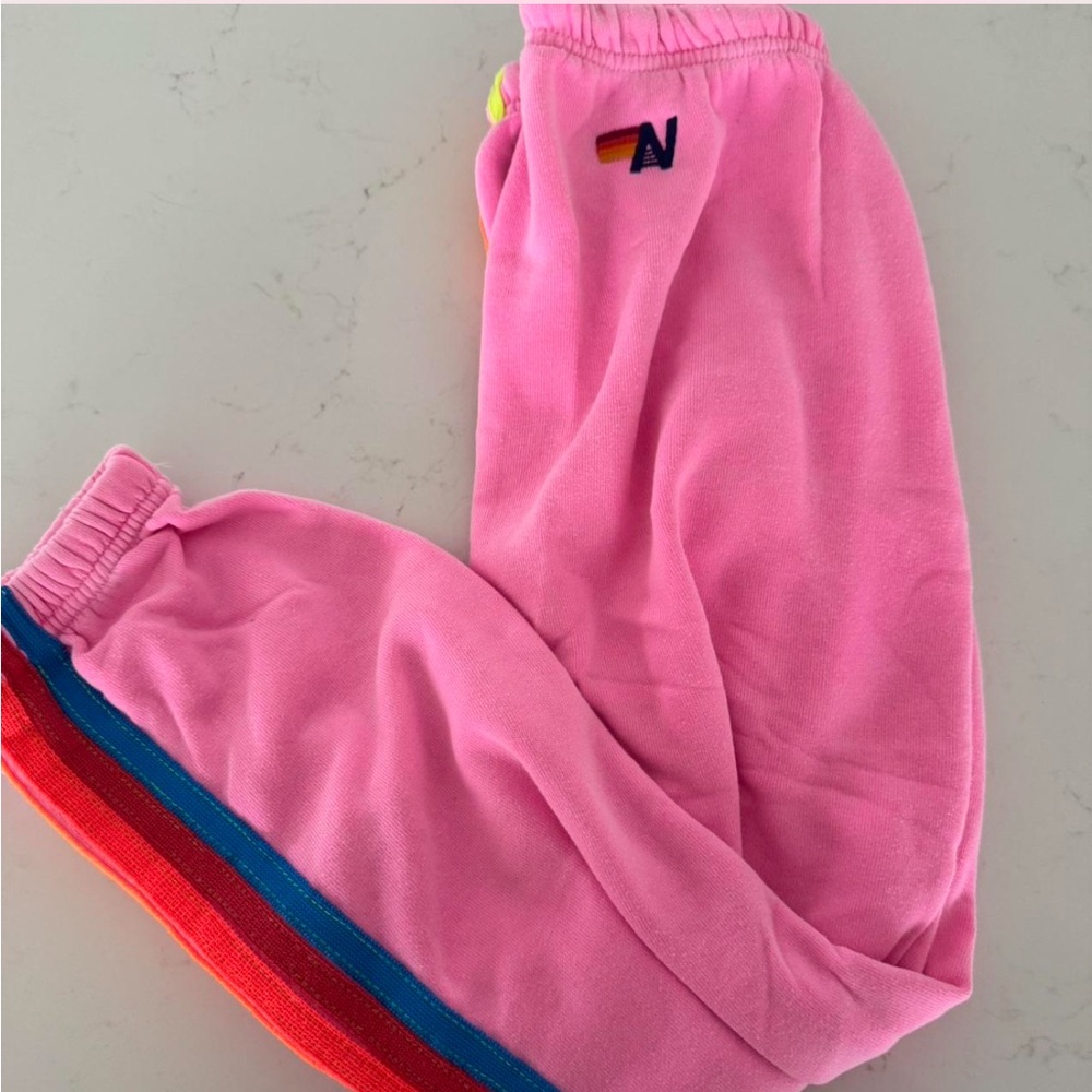 Aviator Nation Pink Ankle & Cropped Pants